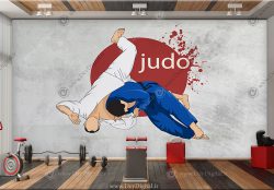 پوستر دیواری ورزش رزمی جودو