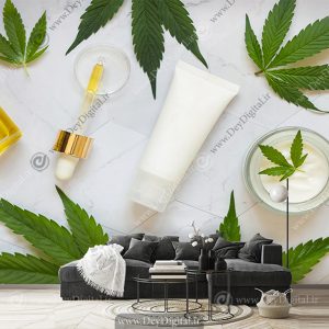 پوستر دیواری طرح محصولات مراقبتی پوست