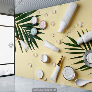 پوستر سه بعدی طرح کرم آبرسان مراقبتی پوست