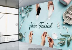 پوستر سه بعدی برای اتاق جوانسازی و مراقبت پوست
