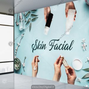 پوستر سه بعدی برای اتاق جوانسازی و مراقبت پوست