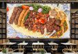 پوستر سه بعدی غذاهای کبابی برای رستوران سنتی