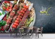 پوستر دیواری طرح کباب برای رستوران نان دغ کباب داغ