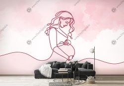 پوستر دیواری سه بدی کلینیک بارداری