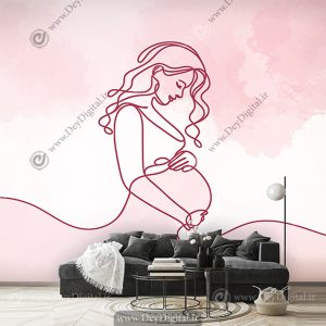 پوستر دیواری سه بدی کلینیک بارداری