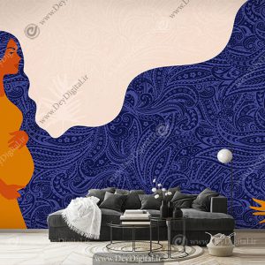 پوستر دیواری ساده و شیک برای مطب مامایی