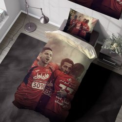 ست روتختی پسرانه فوتبالی طرح پرسپولیس
