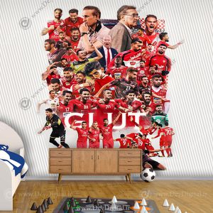 پوستر دیواری فوتبالی پرسپولیس طرح بازیکن های محبوب تیم