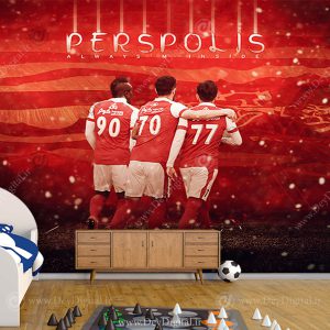 پوستر دیواری سه بعدی بازیکنان تیم پرسپولیس