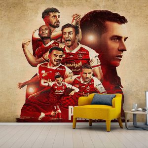 پوستر دیواری سه بعدی جدید از تیم پرسپولیس