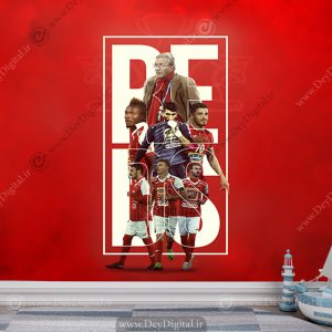 پوستر پرسپولیس طرح بازیکن های محبوب این تیم