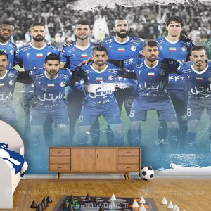 پوستر دیواری سه بعدی تیم فوتبال استقلال
