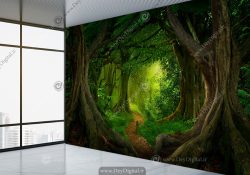 پوستر دیواری طبیعت سه بعدی