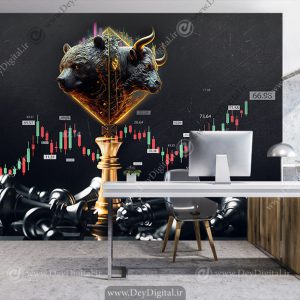 پوستر سه بعدی مفهومی از دیجیتال