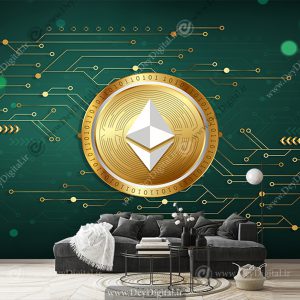 پوستر دیواری سه بعدی طرح اتریوم
