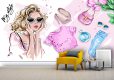 پوستر دیواری فانتزی و اسپرت برای لباس فروشی زنانه