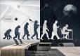 پوستر دیواری مفهومی موبایل فروشی رنگ سیاه و سفید