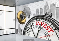 کاغذ دیواری سه بعدی برای دفتر نظام مهندسی