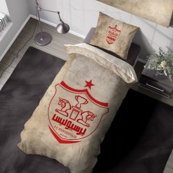 ست روتختی پسرانه فوتبالی طرح پرسپولیس زمینه روشن