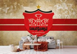 پوستر سه بعدی تیم فوتبال پرسپولیس