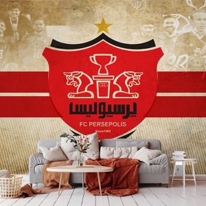 پوستر سه بعدی تیم فوتبال پرسپولیس