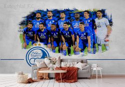 پوستر دیواری سه بعدی تیم فوتبال باشگاه استقلال
