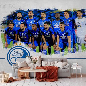 پوستر دیواری سه بعدی تیم فوتبال باشگاه استقلال