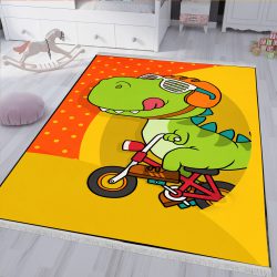 فرشینه سه بعدی دایناسوری برای اتاق بچه