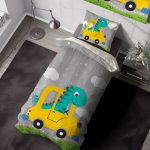 ست روتختی کودک پسر طرح فانتزی دایناسور