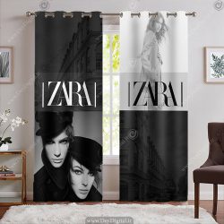 پرده چاپی طرح شیک و فاخر زارا