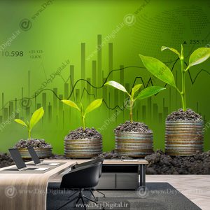پوستر دیواری ارز دیجیتال و ترید