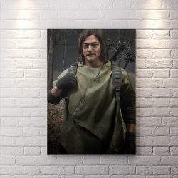 تابلو اتاق گیمینگ طرح اسکین daryl dixon از فیلم مردگان متحرک
