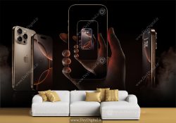 پوستر دیواری سه بعدی برای موبایل فروشی