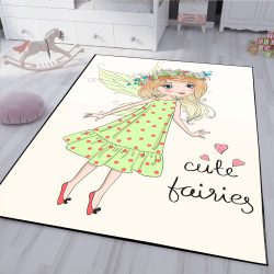 فرش چاپی پرنسسی برای اتاق دختر