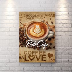 تخته شاسی طرح قهوه برای کایف شاپ