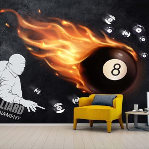 پوستر دیواری طرح توپ بیلیارد