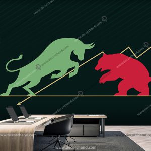 کاغذ دیواری سه بعدی برای بازارهای مالی