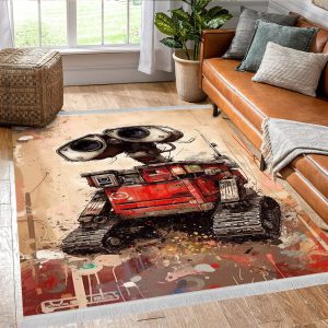 فرشینه طرح گرافیکی وال ای