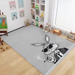 فرشینه اتاق کودک پسر طرح باگز بانی یا بانی خرگوشه