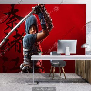 پوستری دیواری اساسینز کرید طرح شخصیت فوجیبایاشی