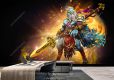 کاغذ دیواری سه بعدی طرح Phantom Lancer هیروی قدرتمند دوتادو