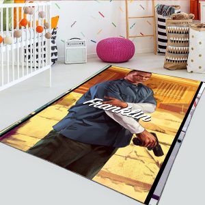 فرشینه طرح شخصیت ترور از بازی جی تی ای با زمینه زرد