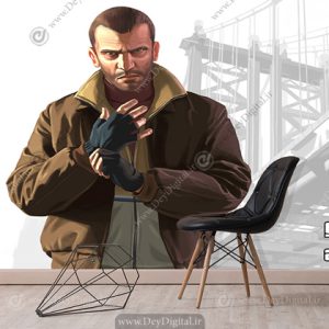 پوستر دیواری شخصیت نیکو بلیک با زمینه روشن