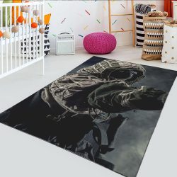 فرش چاپی رینبو سیکس طرح سرباز در استتار