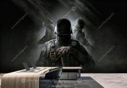 پوستر دیواری گیمینگ طرح بازی رینبو سیکس