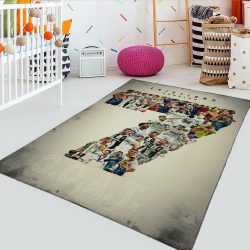 فرش چاپی فوتبالی طرح رونالدو