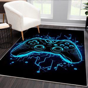 فرشینه اتاق گیمینگ طرح دسته بازی