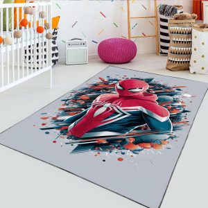 فرشینه طرح مرد عنکبوتی سه بعدی