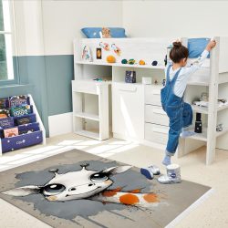 فرشینه طرح زرافه برای اتاق کودک