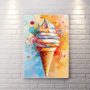 تخته شاسی طرح بستنی قیفی